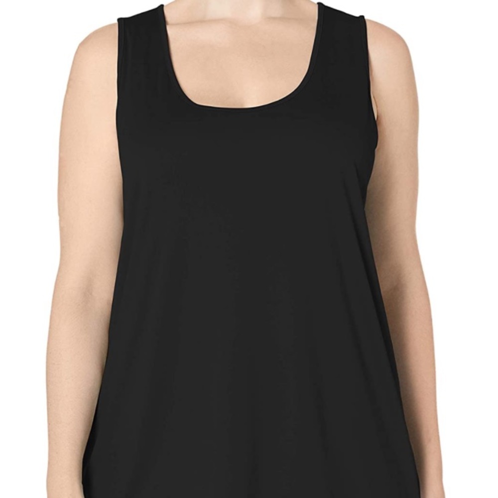 Black tank top